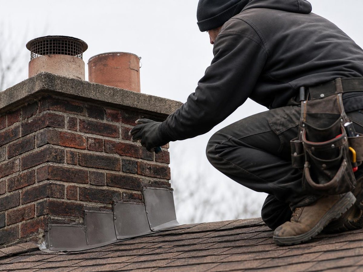 Calder Barn Chimney Service work in Stoughton